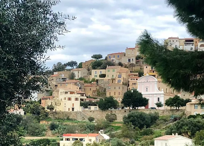 Corse - Lumio, Balagne Petite Maison Loft, Vue Imprenable Sur Le Golfe De Calvi